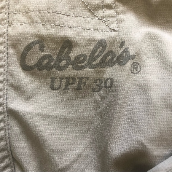 Cabela’s UPF 30 Tan Roll Tab Nylon Pants Women’s 8 - Picture 2 of 5